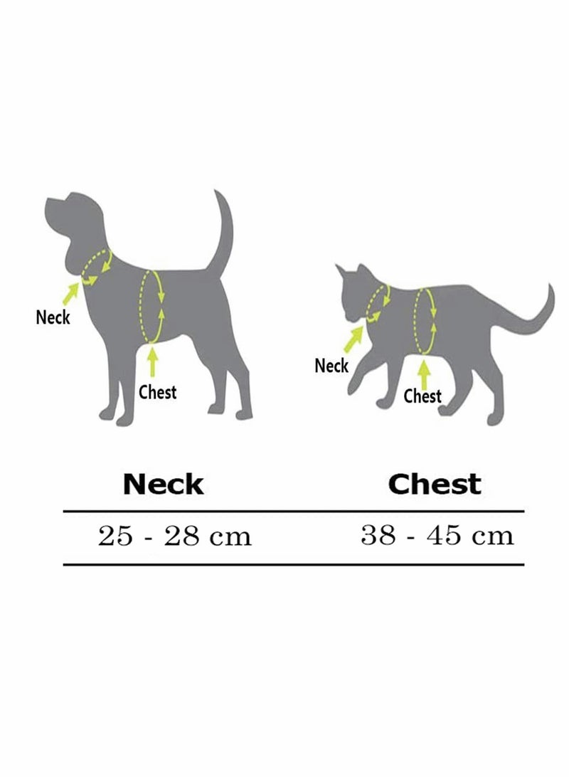 أزياء ال للقطط والكلاب الأليفة ، زي كاوبوي للمناسبات الخاصة للحفلات ، زي رعاة البقر الغربي مع قبعة ، مظهر مضحك كوسبلاي ، ملابس رعاة البقر للحيوانات الأليفة للكلاب الصغيرة والقط (M) - Image 2